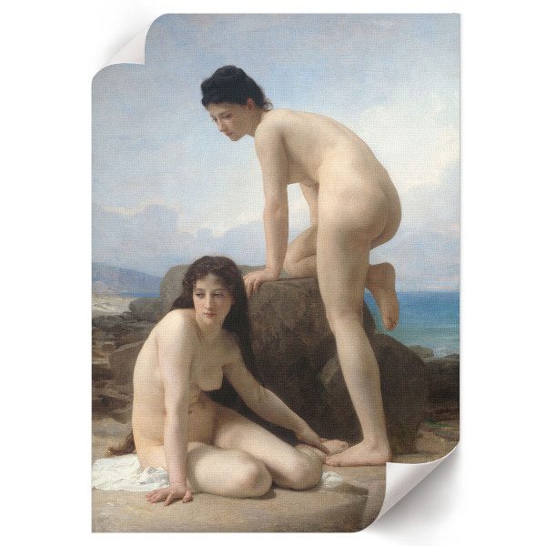 Art print Women bathing