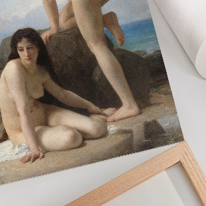 Art print Women bathing