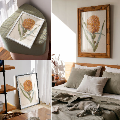 Poster Bromelia pineapple