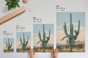 Wall art Big cactus
