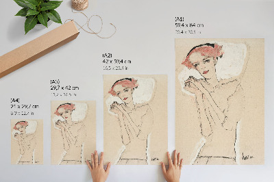 Wall print Portrait of a Woman I