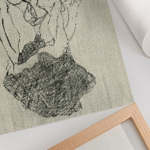 Wall print featuring a graphic design