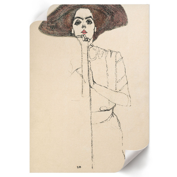 Art print Portrait of a woman