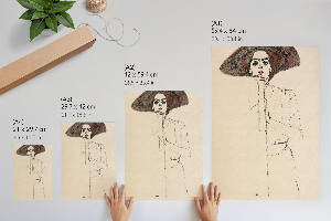 Art print Portrait of a woman