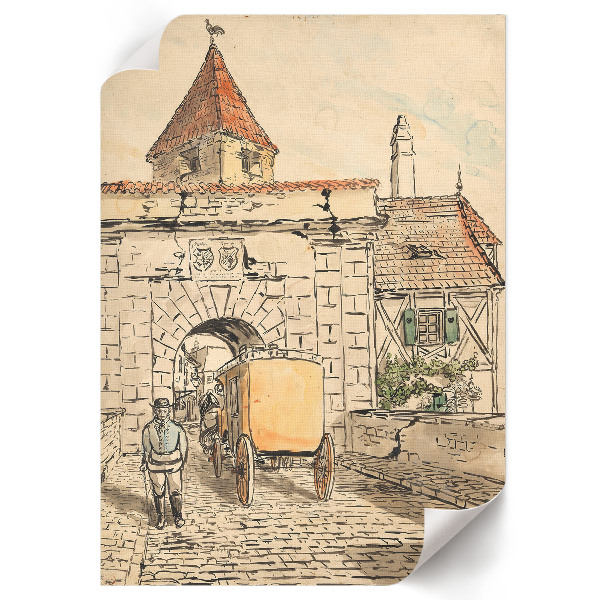 Art print City gate