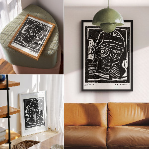 Decorative poster Share