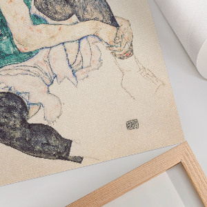 Art print Sitting woman