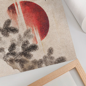 Modern wall art poster Birds and the Sunset