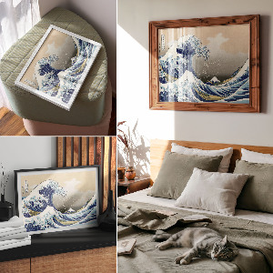Premium wall art depicting The Great Wave