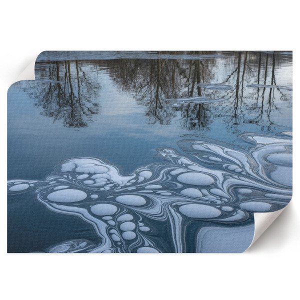 Wall poster Ice abstraction