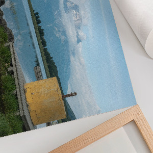 Premium wall art featuring a mountain view