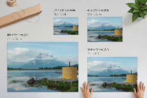 Premium wall art featuring a mountain view