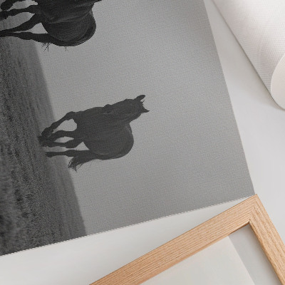 Premium wall art featuring horses running