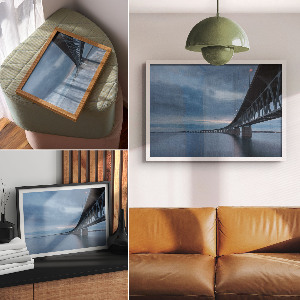 Modern wall art poster Bridge in the Clouds