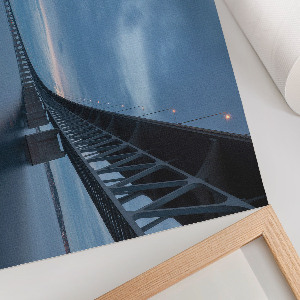 Modern wall art poster Bridge in the Clouds