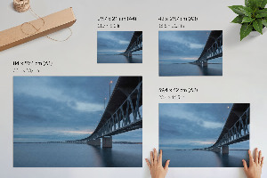 Modern wall art poster Bridge in the Clouds