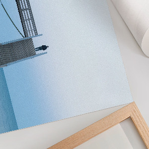 Canvas poster A quiet space