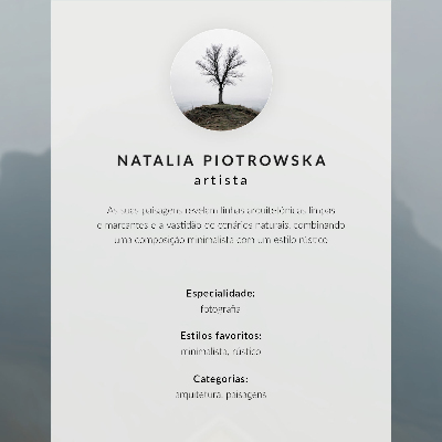 Canvas poster titled 