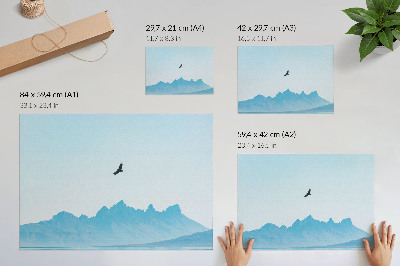 Modern wall art poster titled 
