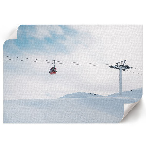 Wall poster depicting a winter landscape