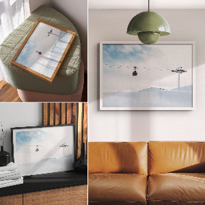 Wall poster Winter landscape