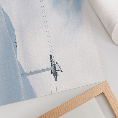 Wall poster depicting a winter landscape