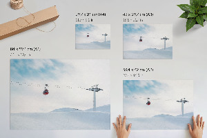 Wall poster Winter landscape