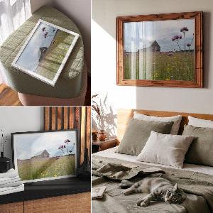 Premium wall art featuring a rural landscape