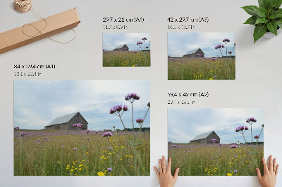 Premium wall art featuring a rural landscape