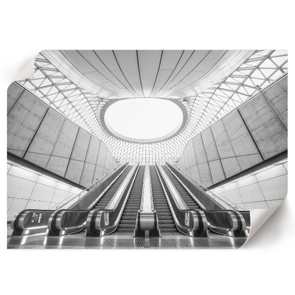 Futuristic architecture wall poster