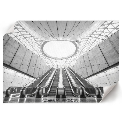 Futuristic architecture wall poster