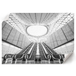Futuristic architecture wall poster