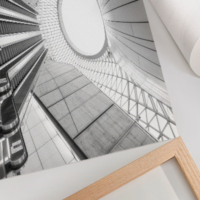 Futuristic architecture wall poster