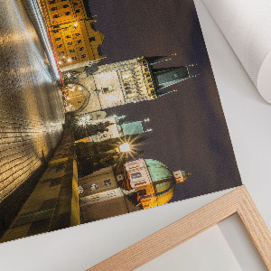 Canvas poster Night panorama