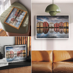 Wall poster Urban reflection