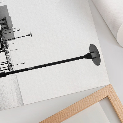 Modern monochromatic wall art poster with a calm design