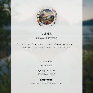 Modern wall art poster featuring a mountain landscape