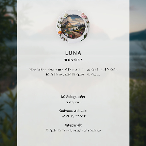 Modern wall art poster featuring a mountain landscape