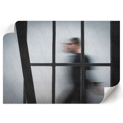 Canvas poster with dynamic silhouette