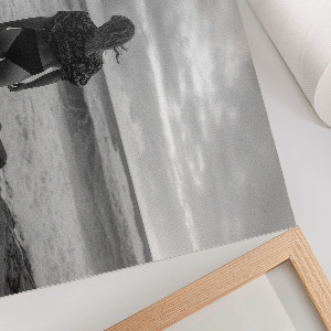 Wall poster Woman by the water