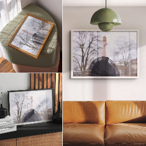 Wall poster Elegant ballet