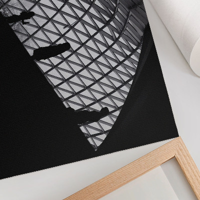 Canvas poster depicting an architectural game