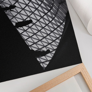 Canvas poster depicting an architectural game