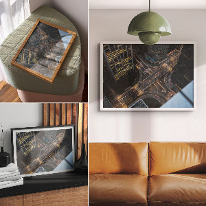 Wall poster City noise