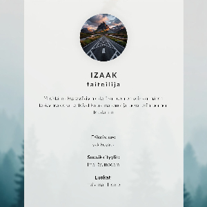 Wall poster Winter descent