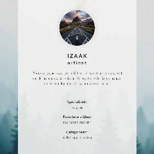 Wall poster Winter descent