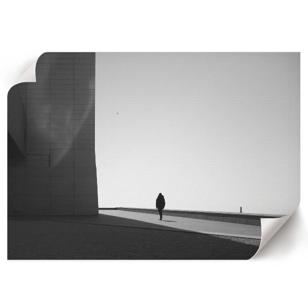 Modern minimalist wall art poster featuring a simple scene