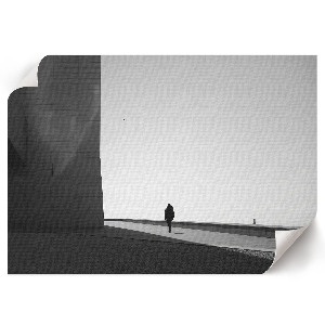 Modern minimalist wall art poster featuring a simple scene