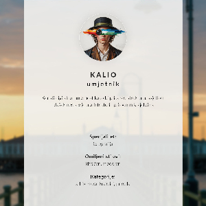 Modern wall art poster Sunset