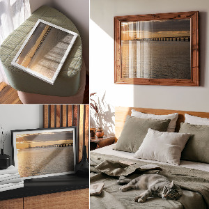 Modern wall art poster Sunset